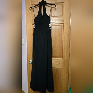 Windsor Black Strapless Gown